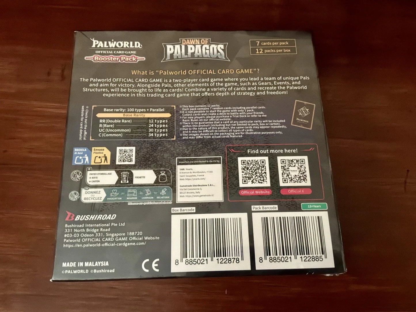 Palworld TCG: Dawn of Palpagos: Booster Box English Factory Sealed